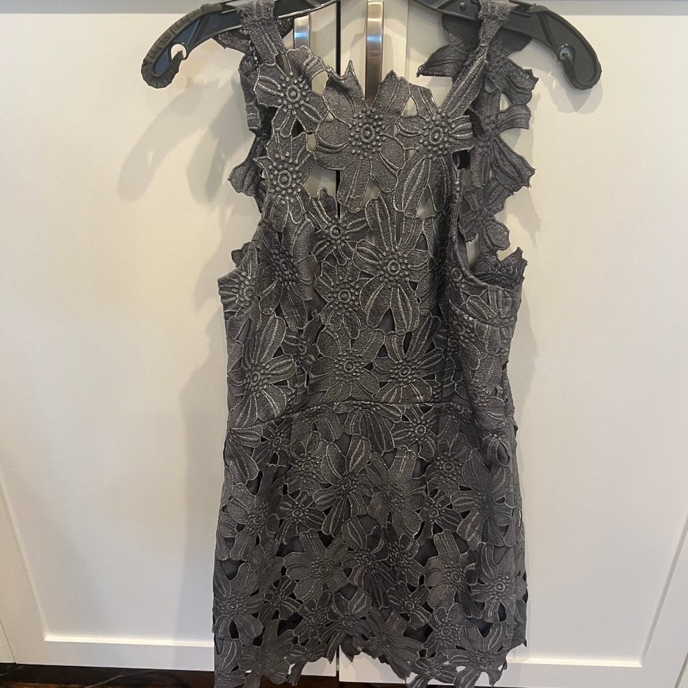 Free poeple saylor flowr cut out mini dress